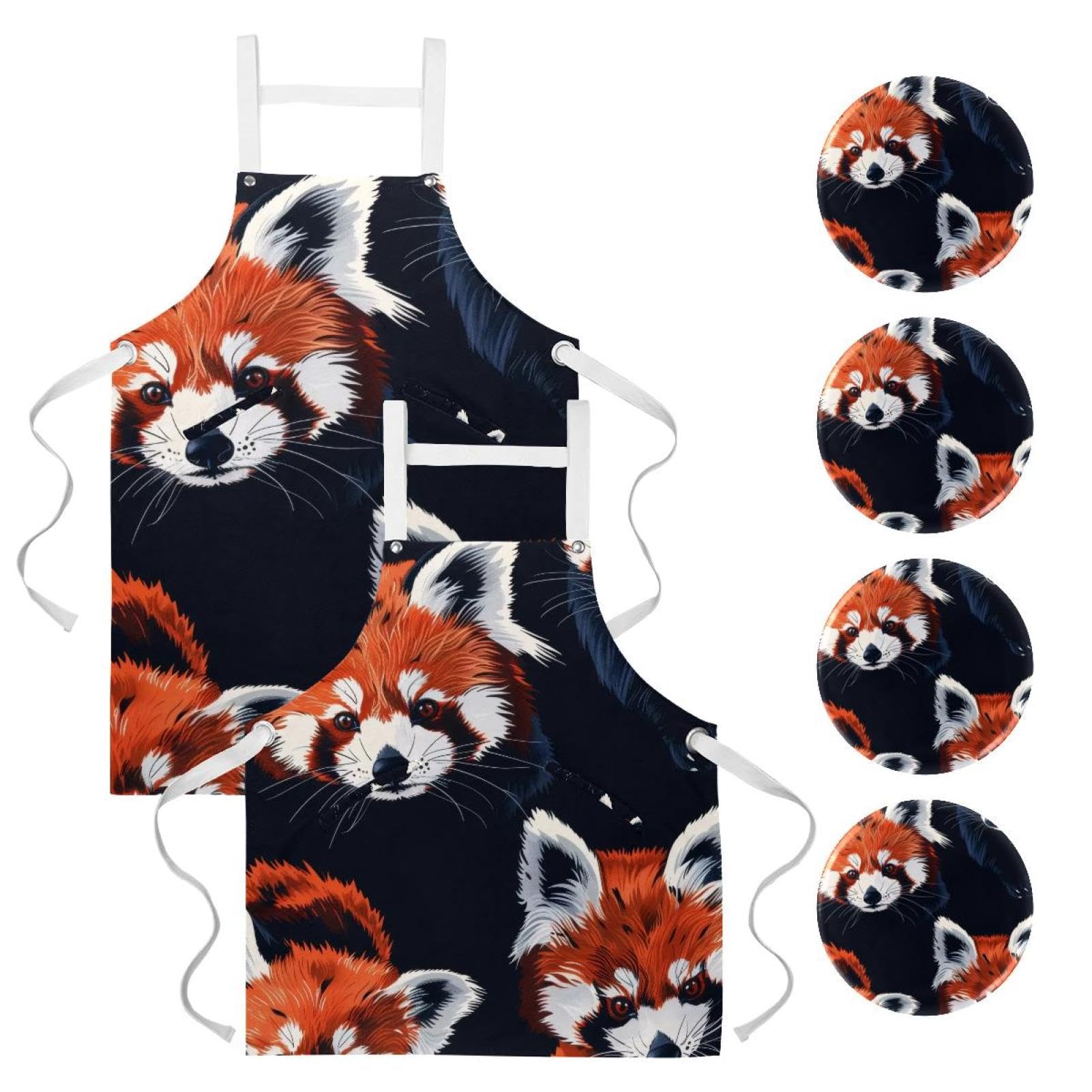 Tablier cuisine One Large avec 4 broches incluses