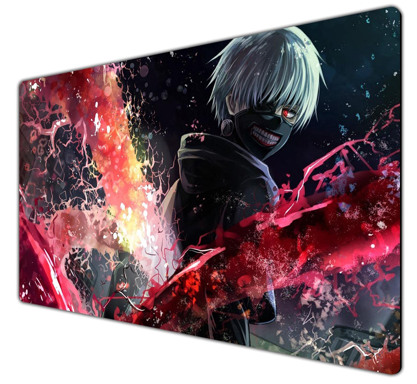 Large Gaming Mouse Pad Home Office Computer Gaming Non-Slip Waterproof Mouse Pad Tokyo Ghoul