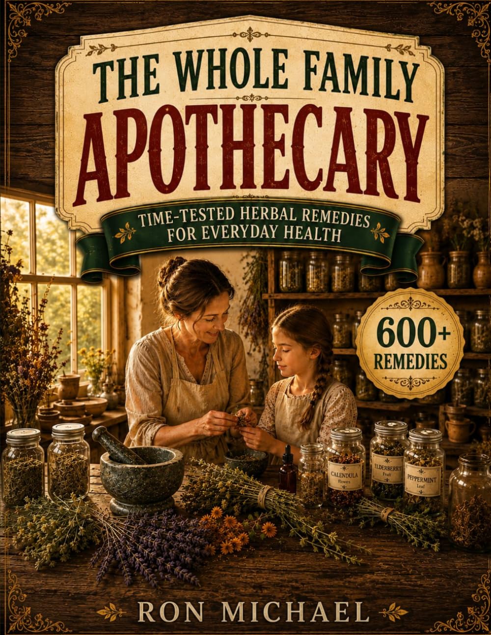 The Whole Family Apothecary: 600+ Traditional Herbal Remedies and Complete Guide to Heal, Protect and Restore Holistic Wellness for Your Loved Ones