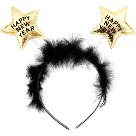 HOWAF Silvester Party Set - 24 Teile Foto Requisiten Für Silvesterfeier