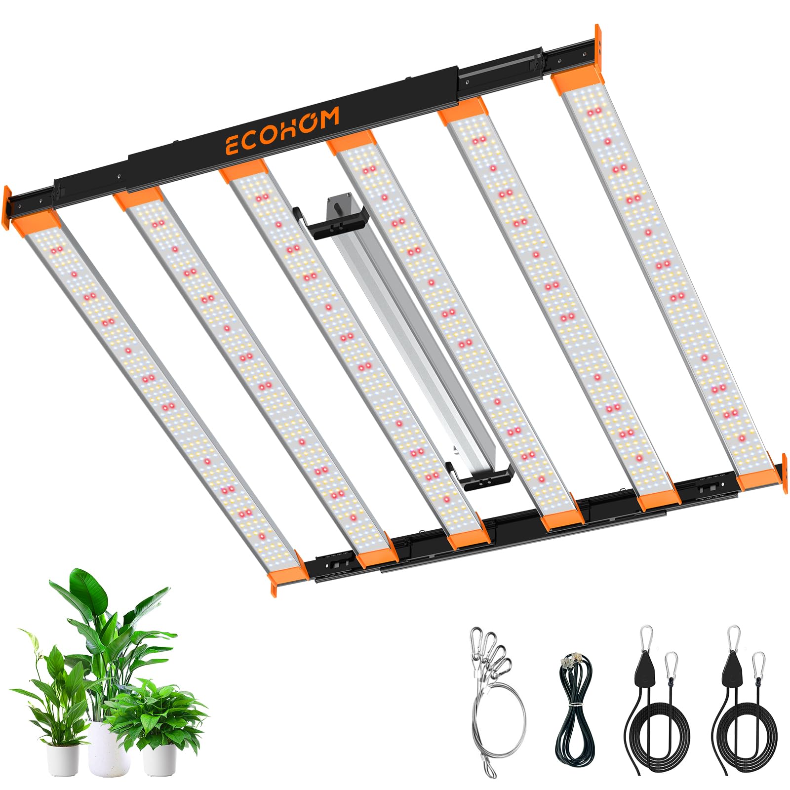 Amazon.com: ECOHOM 800W LED Grow Light, 5x5ft Coverage Full