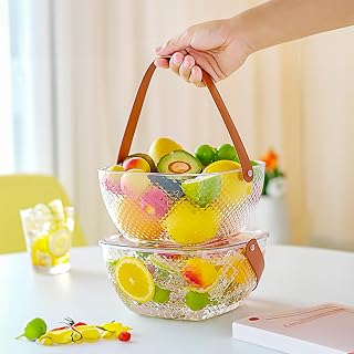 MineSign 2Pack Ice Bucket for Parties Beverage Cooler with Lid and Handle Wine Tub for Champagne Beer Drinks Fruit Basket for Outdoor Camping party Mimosa Bar-Clear