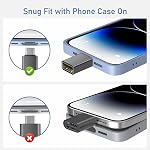 Basesailor USB C à USB Adaptateur 3Pack,USB à USBC Adaptateur de convertisseur de câble de type C Homme à USBA 3.0 Femelle Thunderbolt 5 4 3 OTG pour iMac,MacBook Pro,Pommes iPhone 17 17e 16 15,iPad Air Mini,Galaxy S26