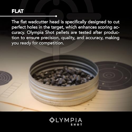 Miniatura 3 de Olympia Shot - Pellets de pistola de aire  Calibre .177, calibre 22, calibre 25  Cabezales abovedados, puntiagudos y planos  Varios pesos para tiro