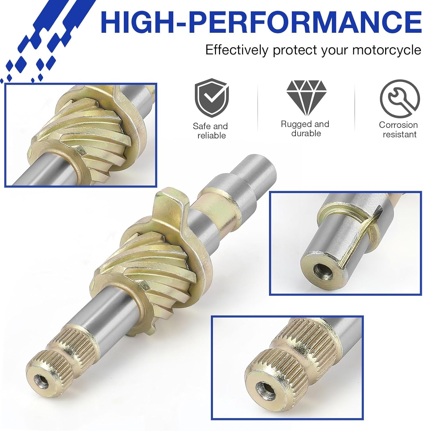 26210-46001 Kick Start Shaft for Suzuki DS80 JR80 OR50 RM50 RM80 1977-2004