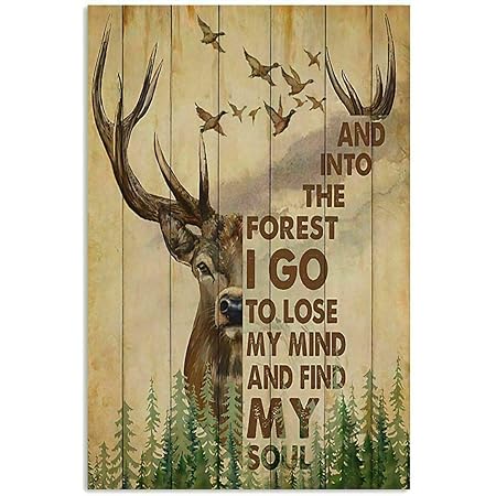 Insegna In Metallo Vintage Divertente 'Gone Hunting, Back Soon' - Targa 20x30 Cm Per Garage, Bar, Cabina, Regalo Uomo