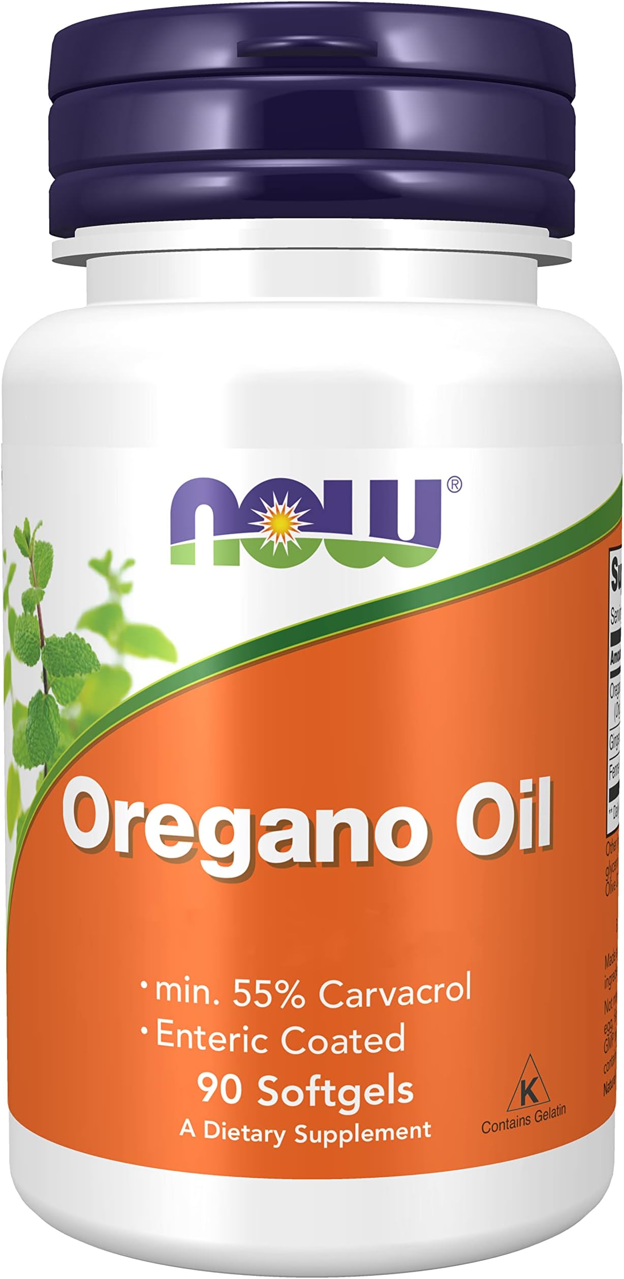 Foods, Oregano Oil, 90 Softgels, Lab-Tested, Vegetable, Gluten Free, SOYA Free, Non-GMO