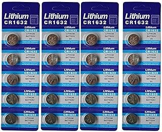 Generic Cr1632 Br1632 1632 3V Lithium Batteries 20 Pcs 4 Cards