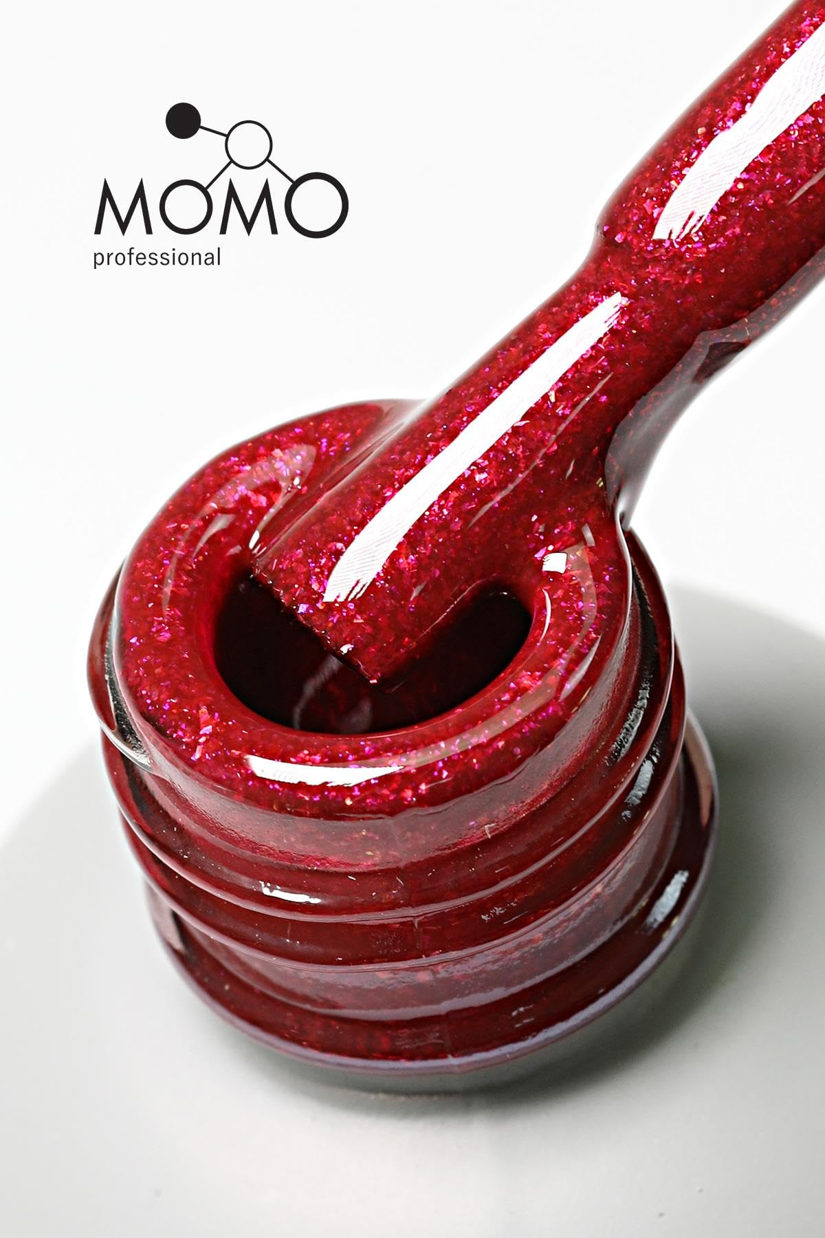 MOMO professional Kalıcı Oje S031 Parıltılı Vişne 14 ml