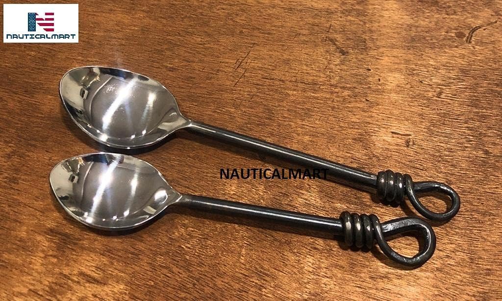 Hand Forged Stainless Steel Flatware Cutlery Complete Utensils Cutlery Set Including Knife Fork and Spoon, Dishwasher Safe, Gift Package for Wedding Christmas Birthday Mother Day (Complete Set)