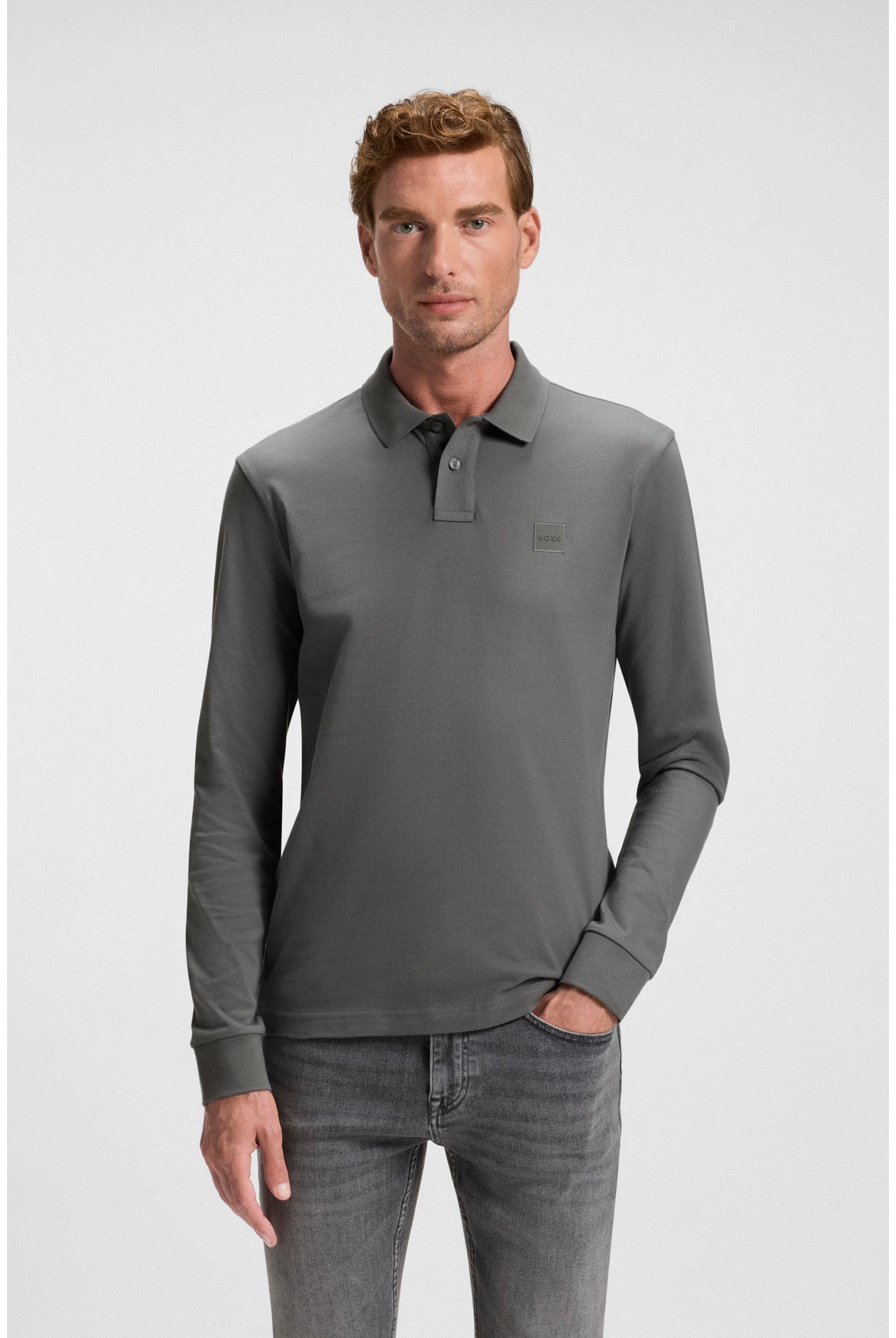 Boss Boss Passerby 10256683 Long Sleeve Polo Polo Hombre (Pack de 1)