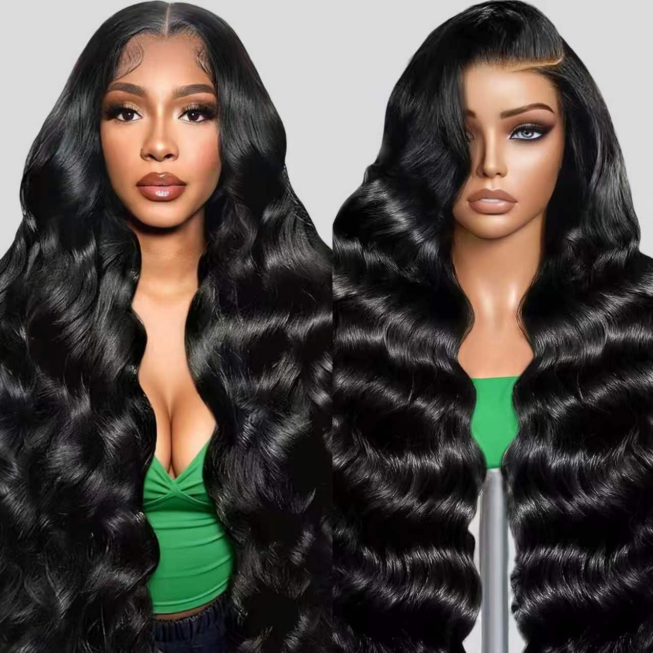 Photo 1 of Sferona 30 Inch 13x6 Lace Front Wigs Human Hair Body Wave Lace Front Wigs Human Hair 200% Density Pre Plucked Glueless Human Hair Wig Frontal Wigs Human Hair For Women