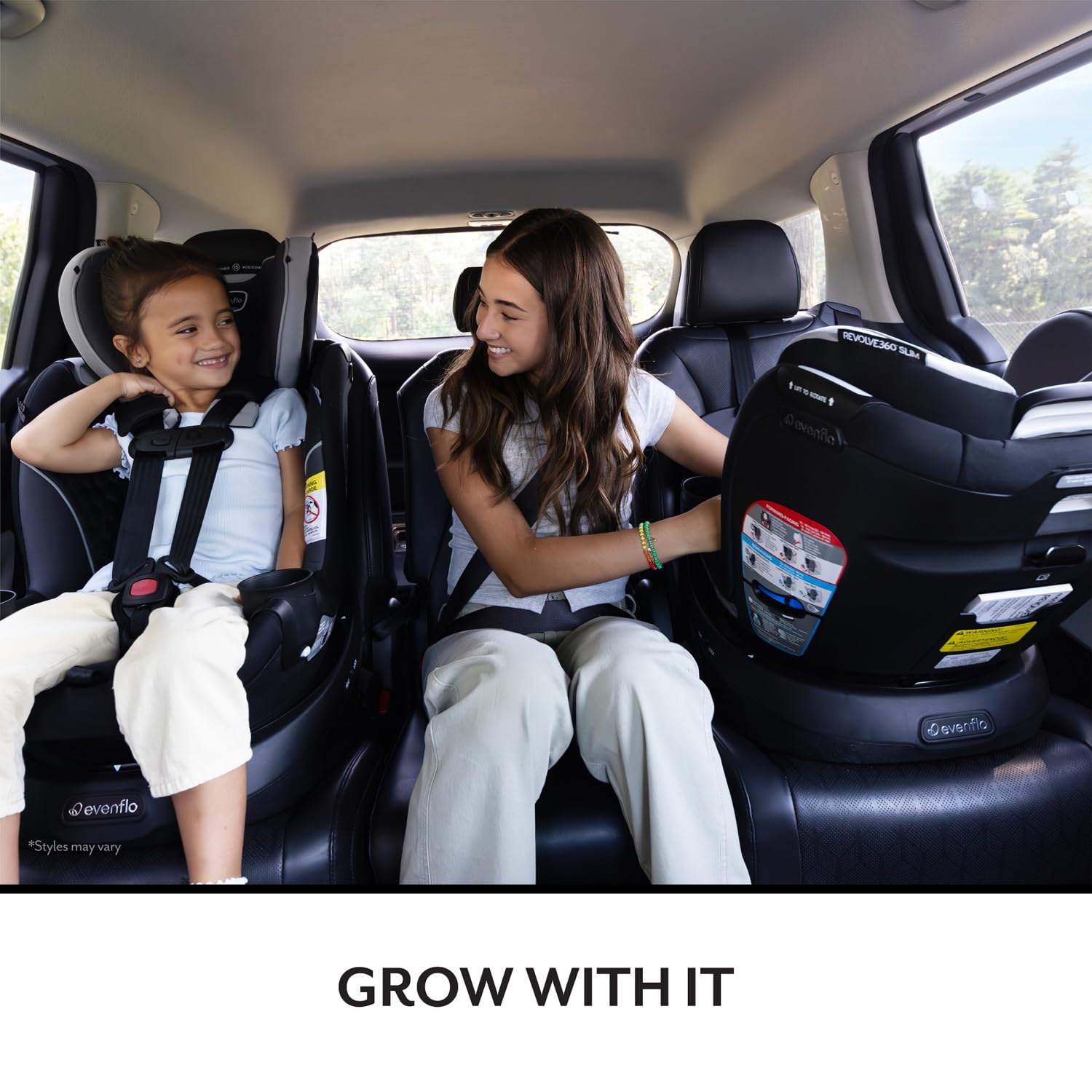 Evenflo Revolve360 Slim 2-in-1 Rotational Car Seat