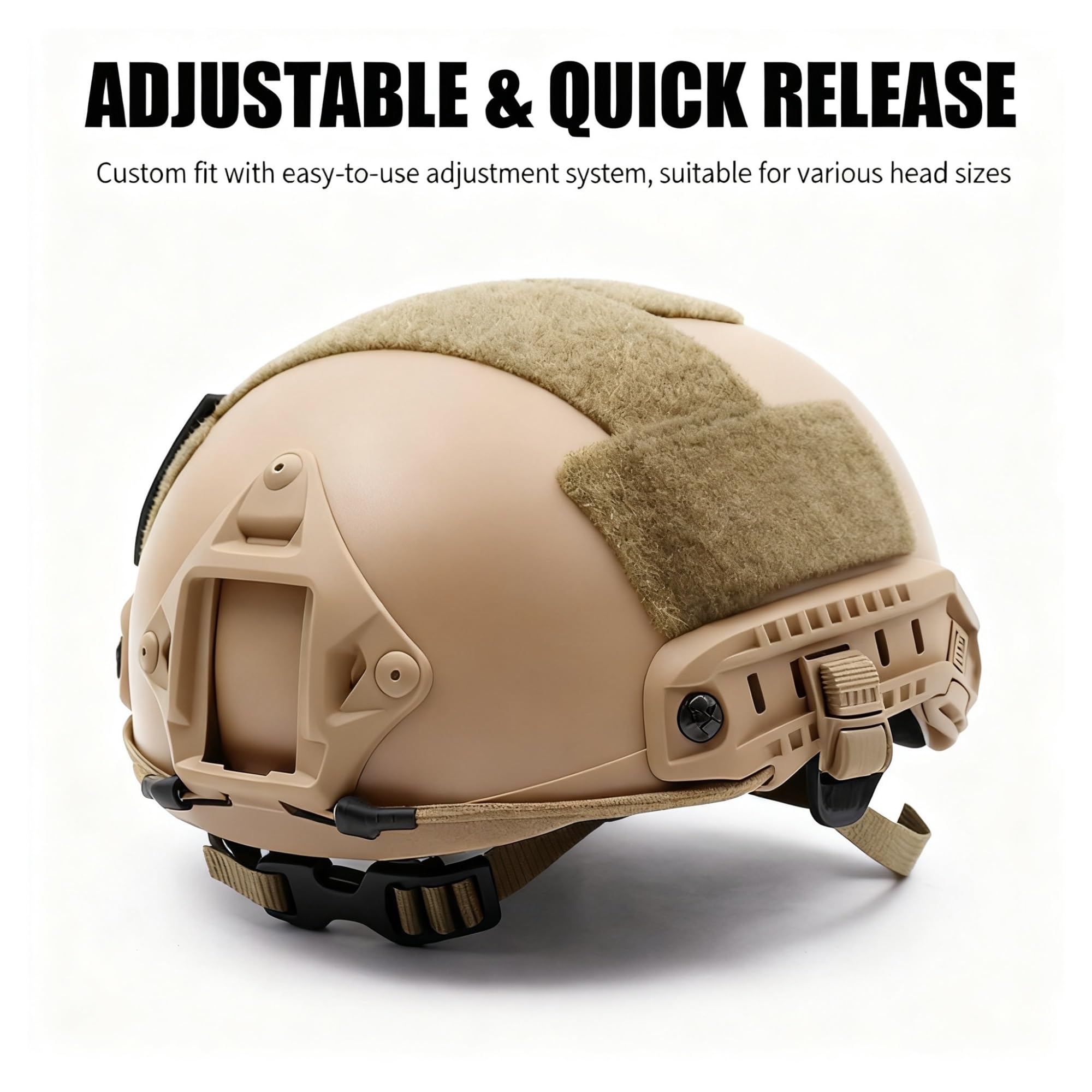 Einfacher ABS-Helm, 2 Stile, Geschlossen/belüftet, Verstellbare Federung