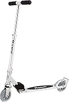 Vista 7 de Razor A3 Kick Scooter for Kids - Larger Wheels, Front Suspension, Wheelie Bar, Lightweight, Foldable, and Adjustable Handlebars