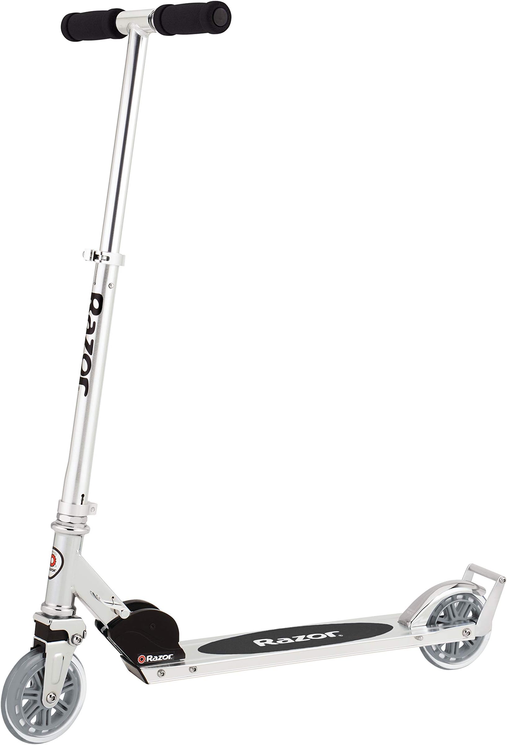 A3 Kick Scooter for Kids - Larger Wheels, Front Suspension, Wheelie Bar, Lightweight, Foldable, and Adjustable Handlebars