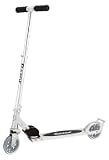 Razor A3 Kick Scooter for Kids Ages 5+ - Larger Wheels, Front Suspension, Wheelie Bar, Lightweight, Foldable, Aluminum Frame, and Adjustable Handlebars