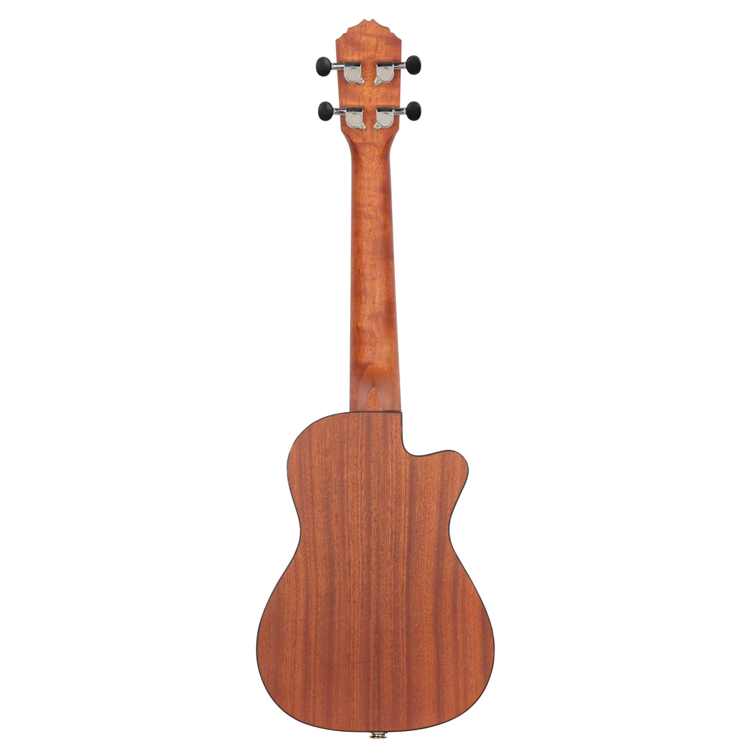 Ortega Guitars Konzert Ukulele Linkshänder – Elektro-Akustisch – Bonfire Series – Fichte, Sapele, Natur (RU5CE-L)