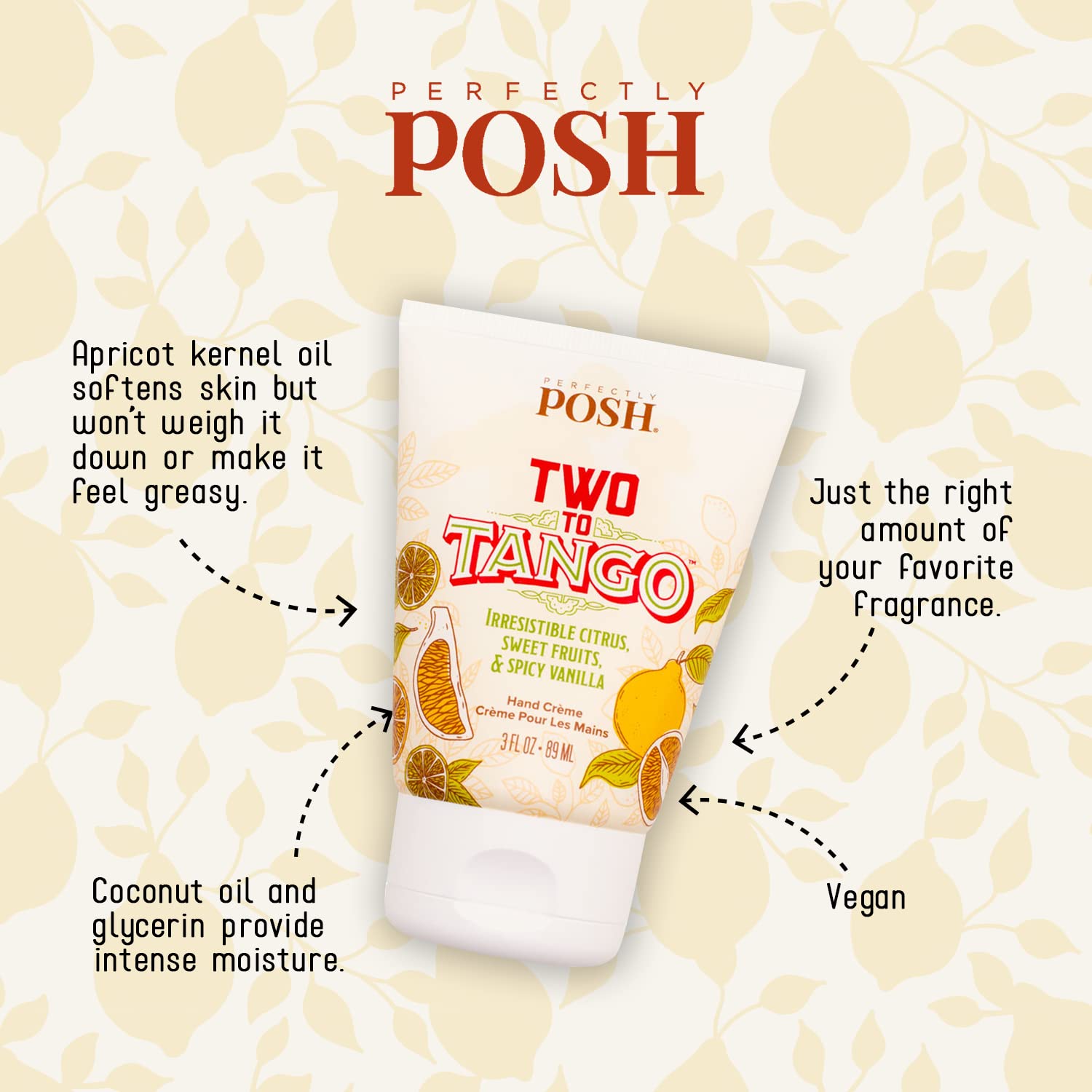 Two-To-Tango Big Fat Yummy Hand Creme (BFYHC), 3 fl oz tube