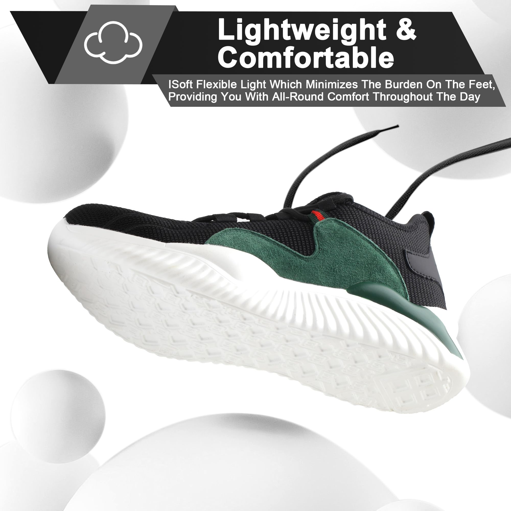 Chaussures de Sécurité Hommes Femmes S3 Baskets de Sécurité Chaussures de Travail Embout Acier Respirantes Legere 36EU-46EU