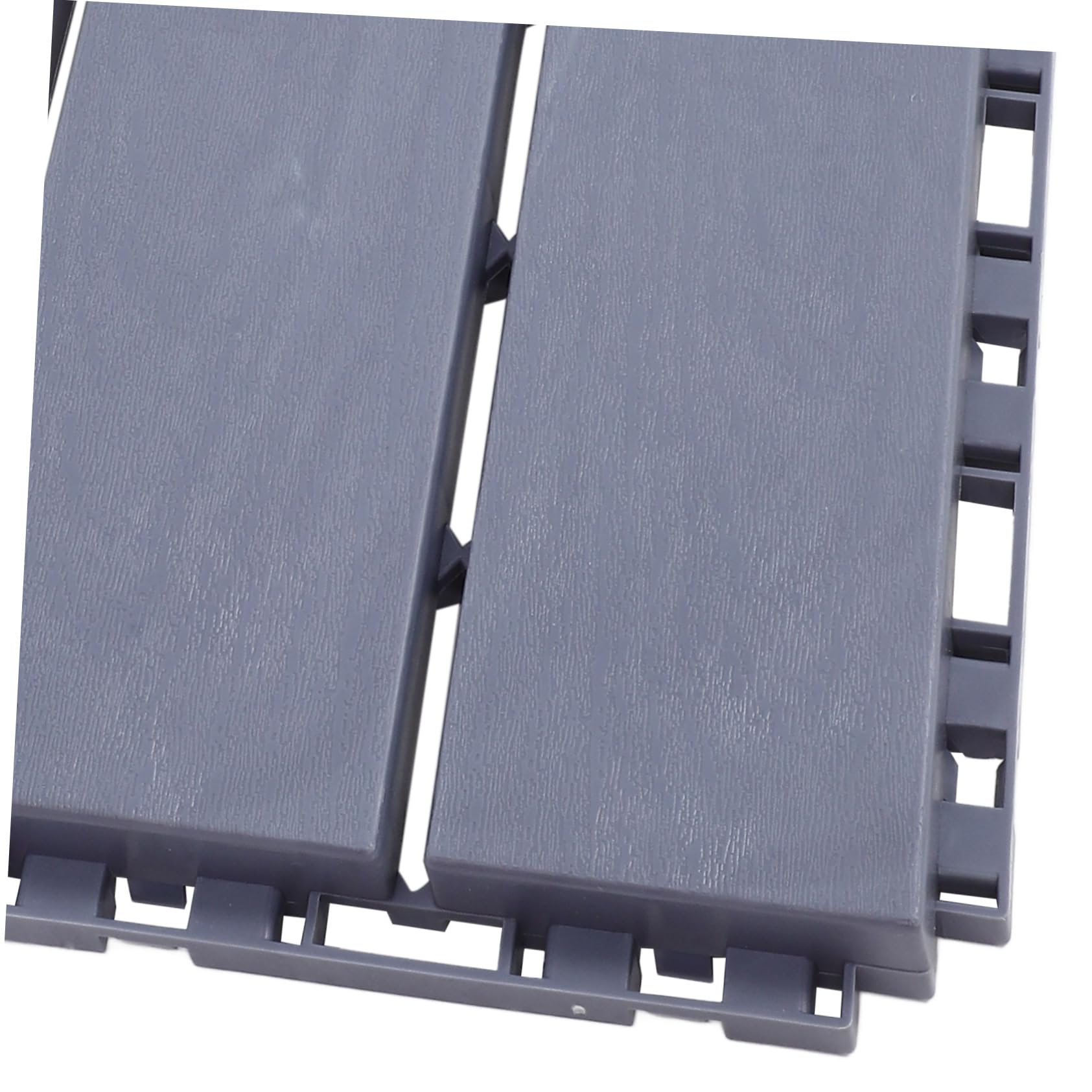 Uonlytech 6 Baldosas de Plástico Pp para Suelo de Patio y Baño, Instalación Fácil y Desmontaje Sencillo, Ideales para Decoración de Exteriores y Terrazas
