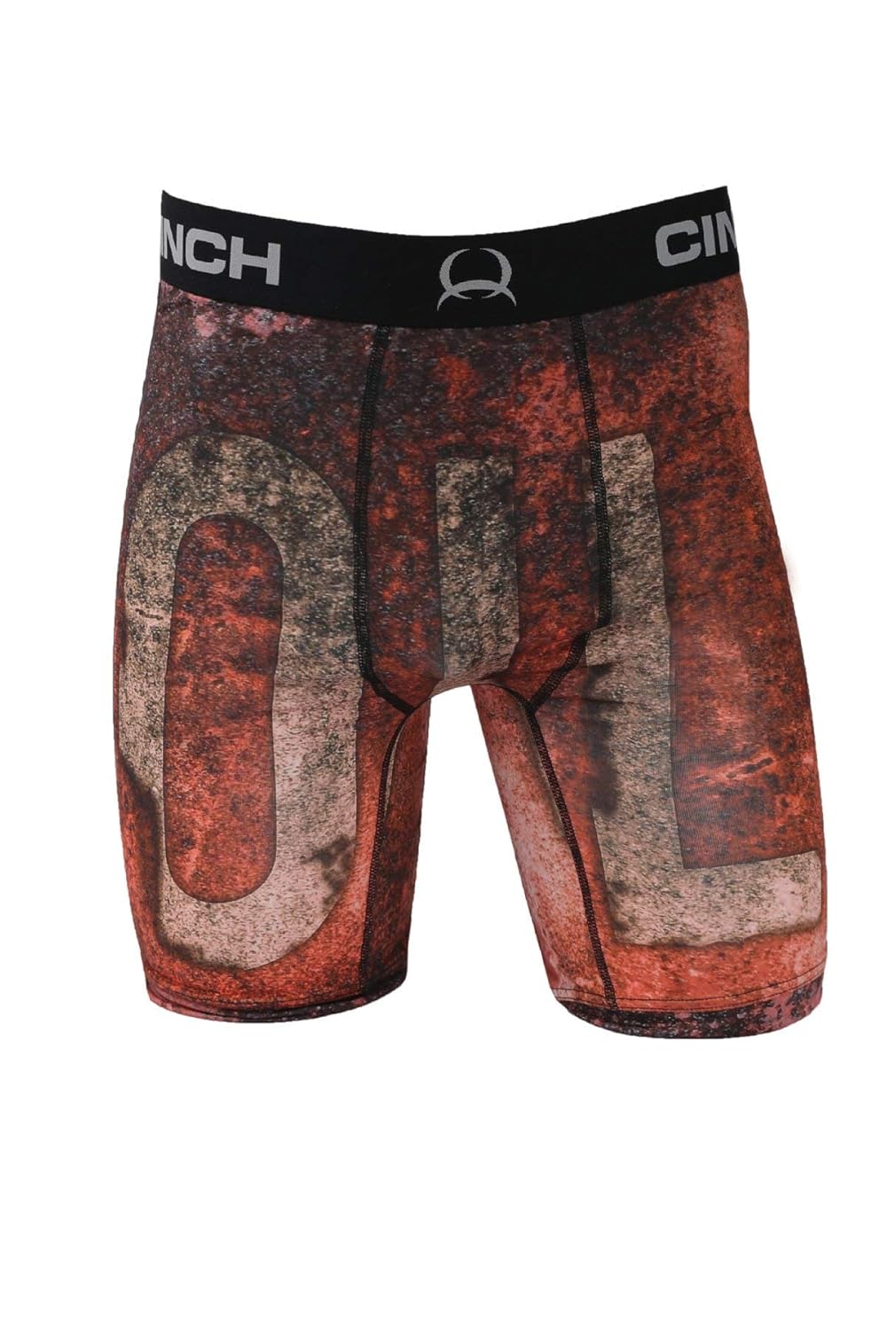 Cinch Mens 9 Printed Boxer Brief Oil Pan Small