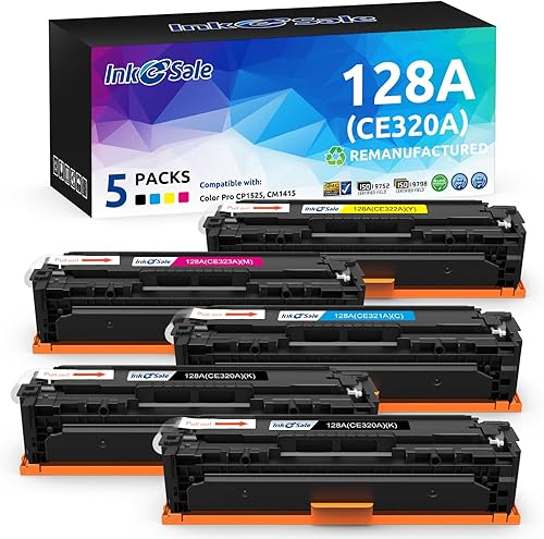 Miniatura 11 de INK E-SALE Cartucho de tóner de repuesto compatible para Brother TN336 TN315 TN310 TN331 (KCMY, 4 unidades), para uso con impresoras Brother