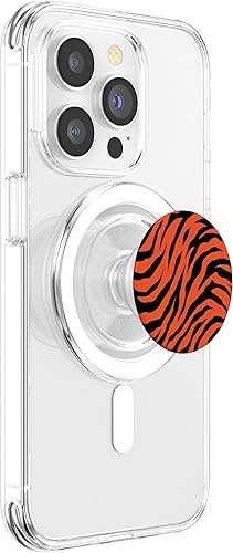 Miniatura 4 de PopSockets MagSafe PopGrip con diseño de tigre de Bengala para iPhone