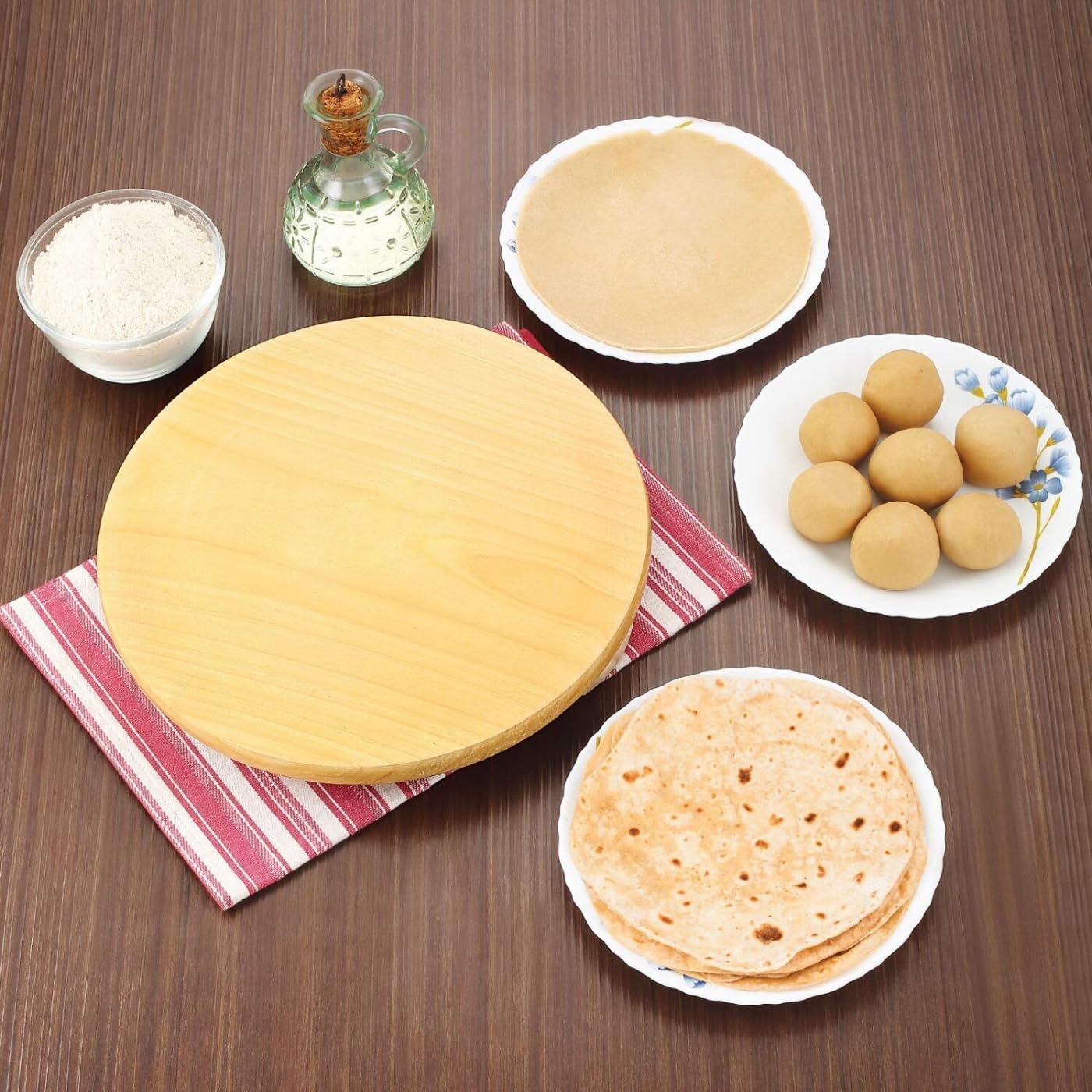 Round Roti Maker Widely Used by Women in Household Kitchen for Making Tortillas and Parathas Etc. with The Help of This Equipment Easily and Fast.-image-27