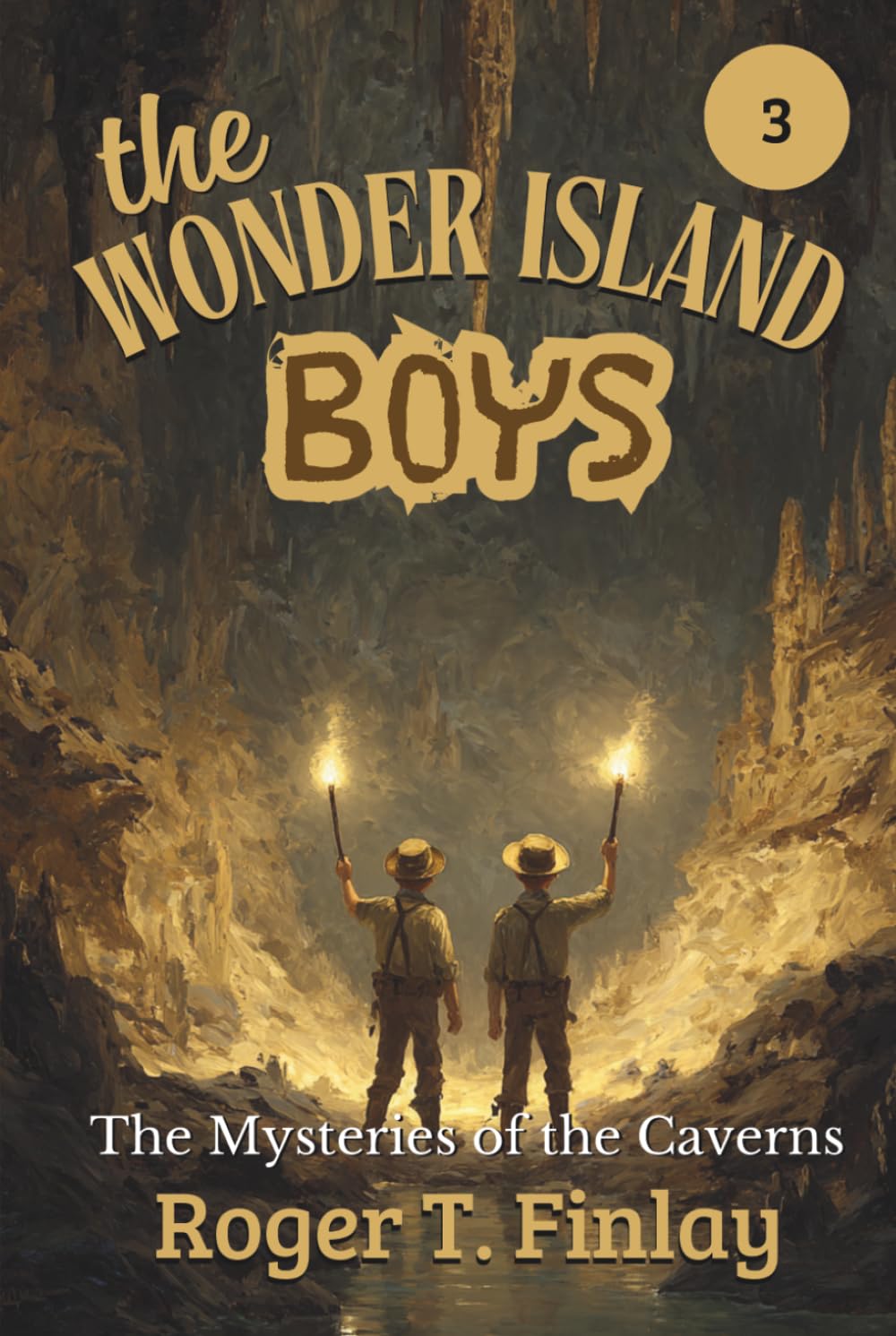 The Wonder Island Boys: The Mysteries of the Caverns (Annotated)