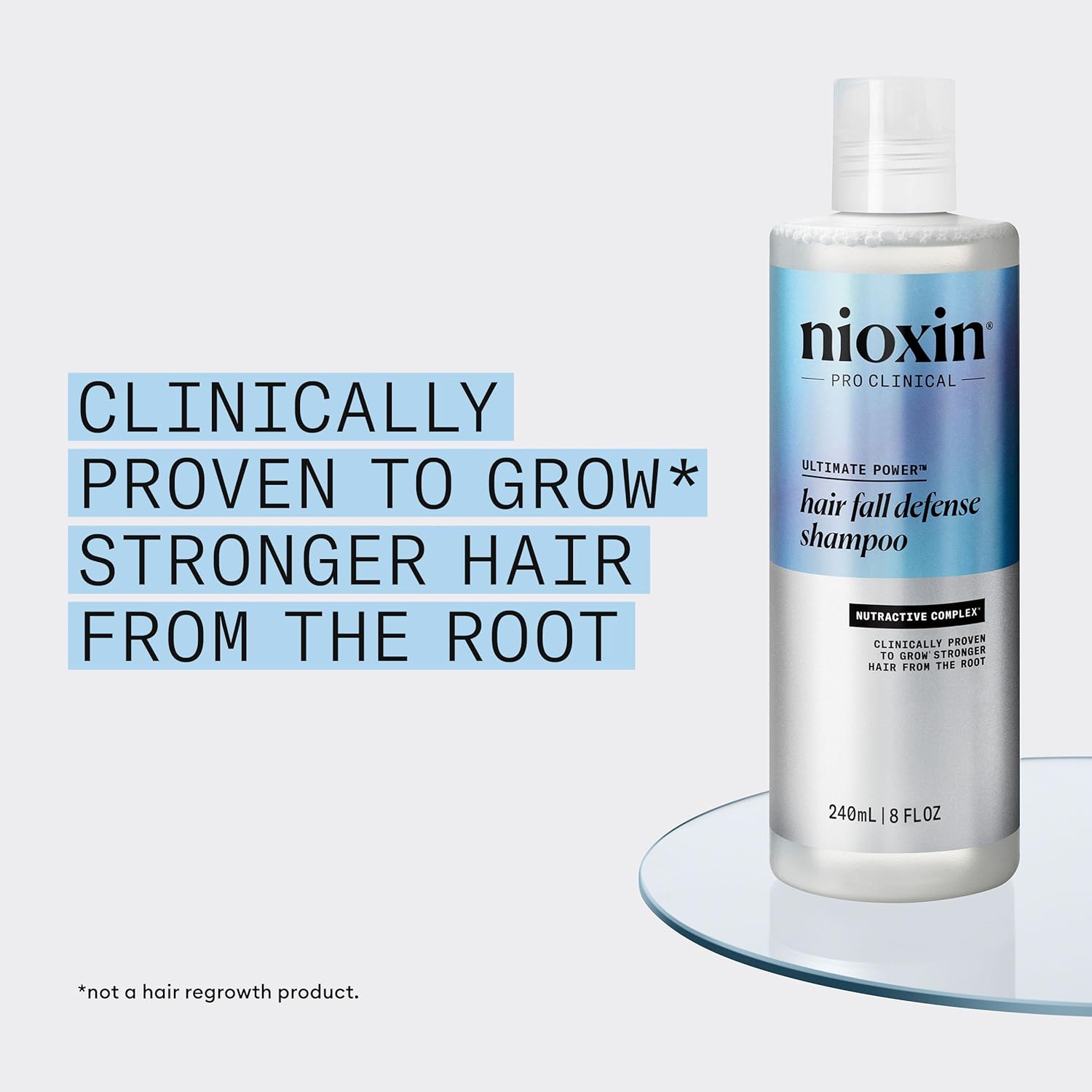 Nioxin Hair Fall Defense Shampoo | Activates Hair Follicles for Visibly Less Hair Loss| With Lauric Acid, Caffeine, Niacinamide and Sandalore - Image 3