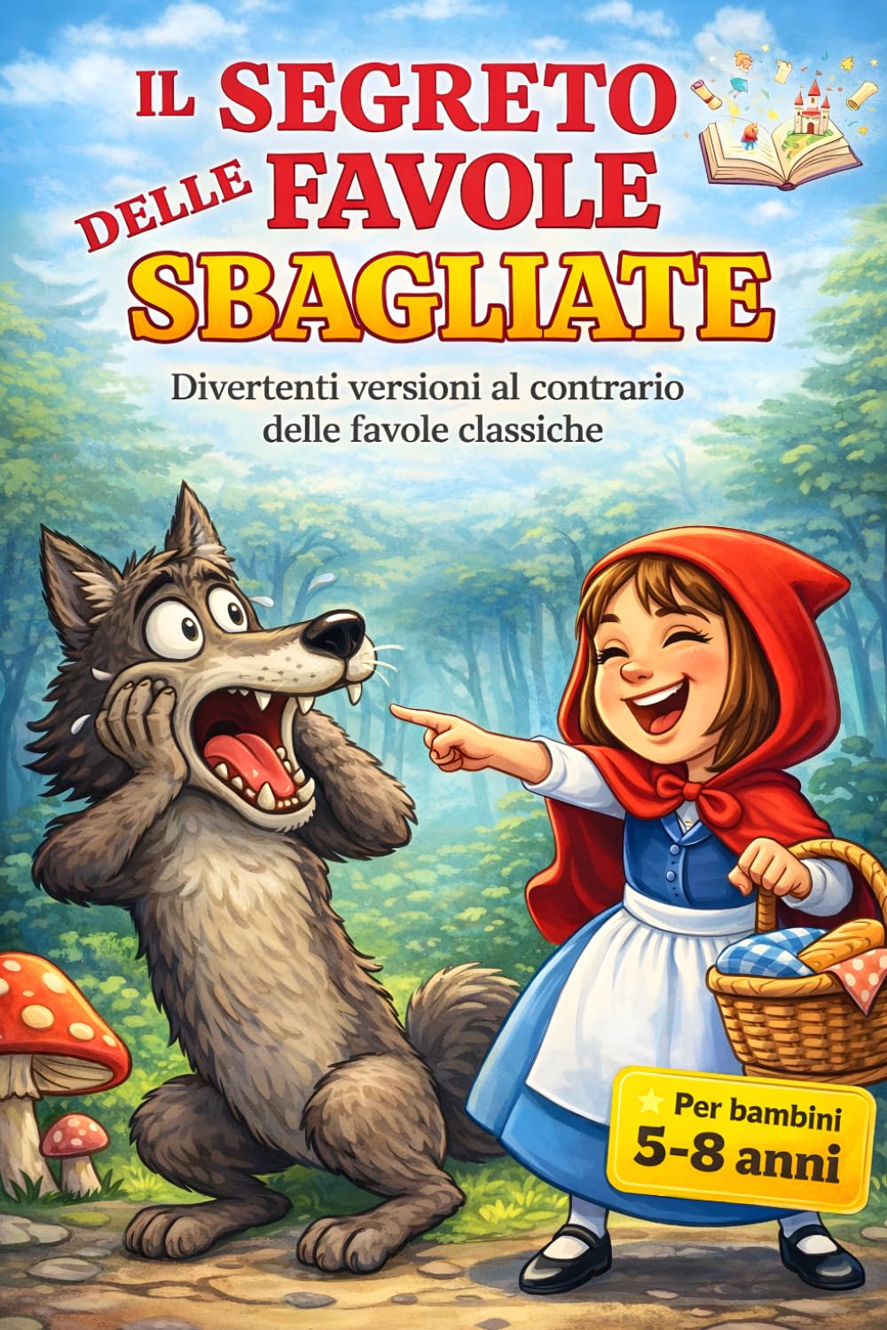 Il Segreto delle Favole Sbagliate: Divertenti versioni al contrario delle Favole Classiche.: Libro in STAMPATELLO MAIUSCOLO libro illustrato a colori. (Prime letture)