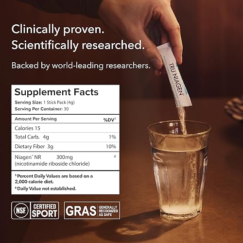 Miniatura 4 de Suplemento potenciador NAD+ patentado galardonado con múltiples premios, ribosido de nicotinamida en polvo NR para energía celular, reparación,