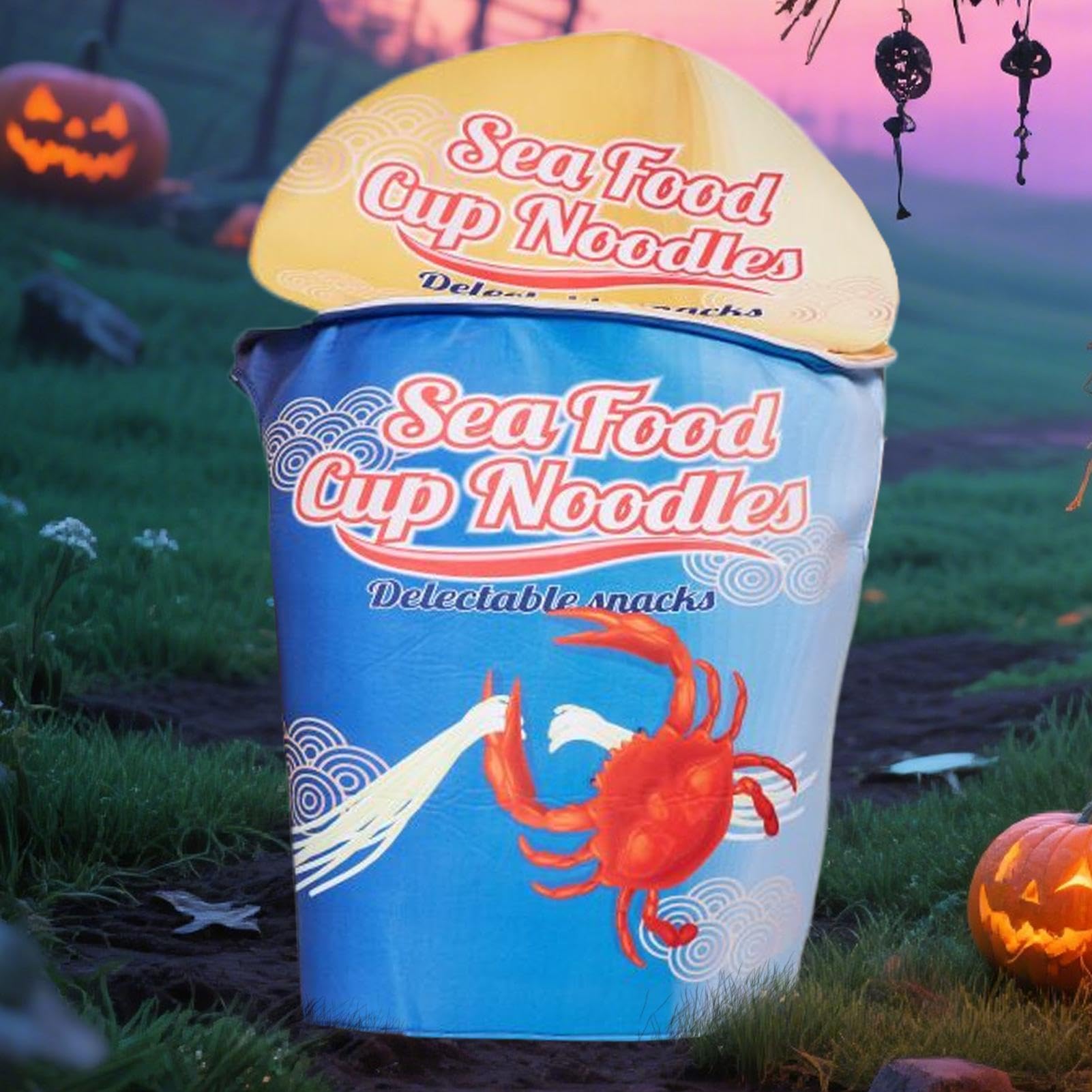 Zabawne Kostiumy Halloween Realistyczne Cosplay dla Mężczyzn i Kobiet | Zabawne przebranie fast food dla dorosłych Na przyjęcie urodzinowe, występ, festiwal, paradę, imprezę, maskaradę, przebranie