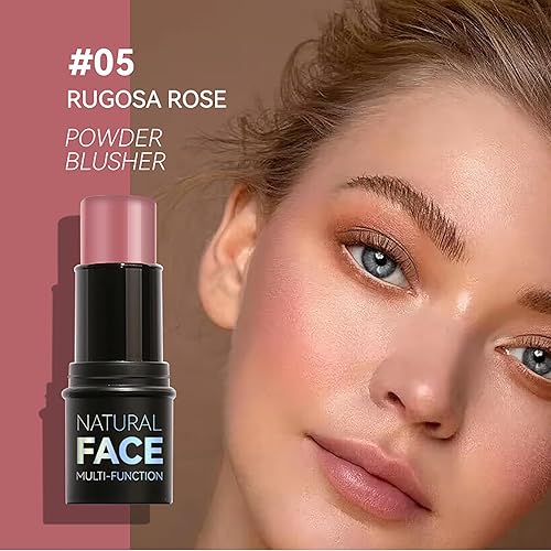 Miniatura 5 de Vodisa Palitos de contorno en crema, 3 unidades, iluminador, bronceador, rubor, contorno de maquillaje facial, lápiz bronceador, crema para