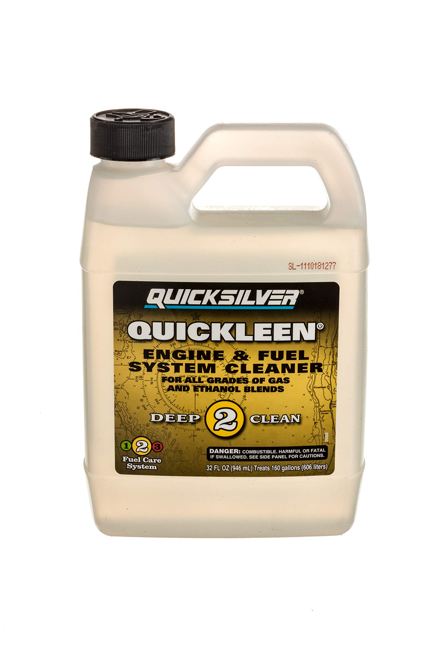 Quicksilver 8M0058681 Quickleen Engine and Fuel System Cleaner 32