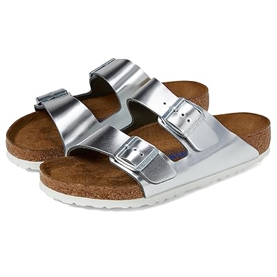 Birkenstock Arizona Soft Footbed Metallic Leather Women