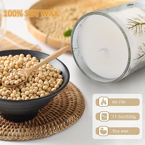 Miniatura 4 de Paquete de 4 velas de regalo para mujeres, juegos de velas de lavanda para mujeres, 28 onzas, velas de larga duración de 200 horas, velas de salvia