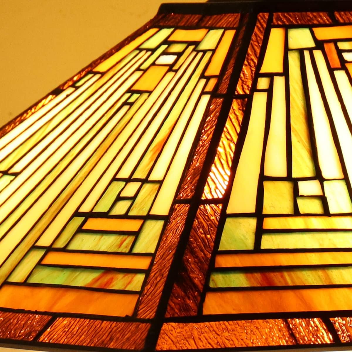 Buy 1 get 1 Cotoss Tiffany Reading Floor Lamp,Stained Glass Lamp Shade,Vintage Antique Style Standing Lamp for Living Room & Bedroom