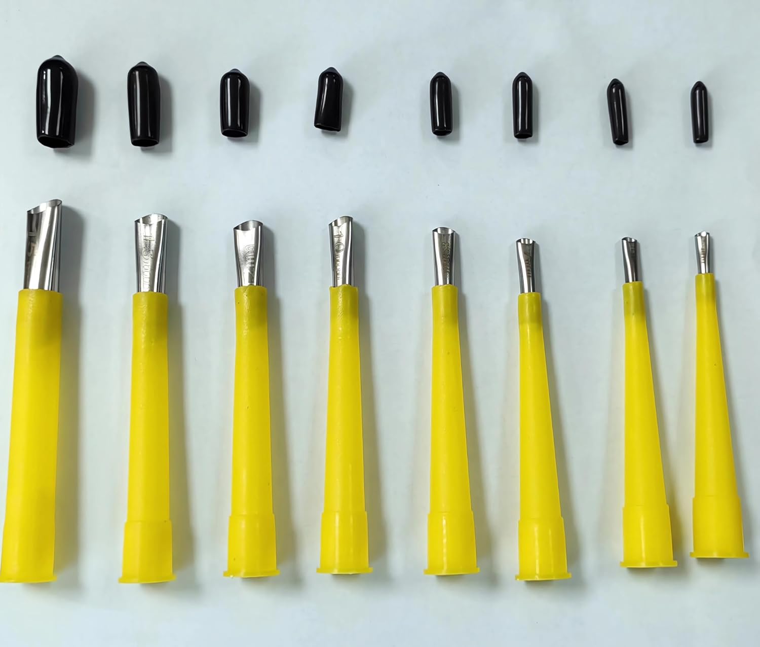 Pandairftr Glass Glue Nozzle,Caulking Tips with Caulk Cap,Caulking Gun Tube Nozzles,Nozzle Tip