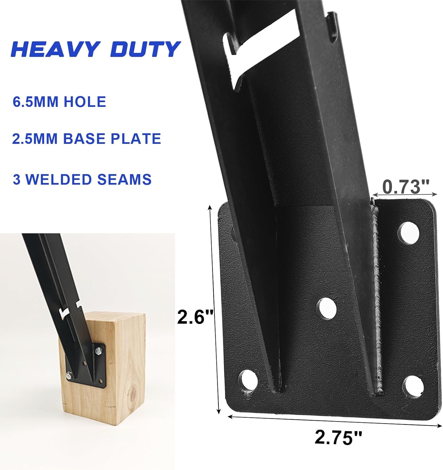 8 Pack 31" Fence Post Extender, Bevel Angle 22° Fence Barbed Wire Extend Arm，for Outdoor Fences to Increase Height, Protect Privacy and Pets Jumping Off Wooden Concrete Wall