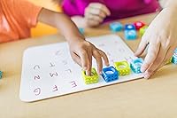 Vista 7 de Educational Insights Alphabet BubbleBrix - Juguetes de aprendizaje ABC para niños pequeños, bloques de reconocimiento de letras preescolares