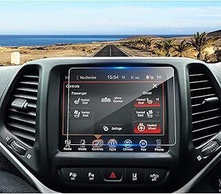2022 2023 Cherokee Screen Protector for Jeep Cherokee (Altitude LUX/Trailhawk) 8.4-Inch Touch Screen, 2023 J eep Cherokee Tempered Glass 2022 2023 J eep Cherokee Accessories 8.4Inch