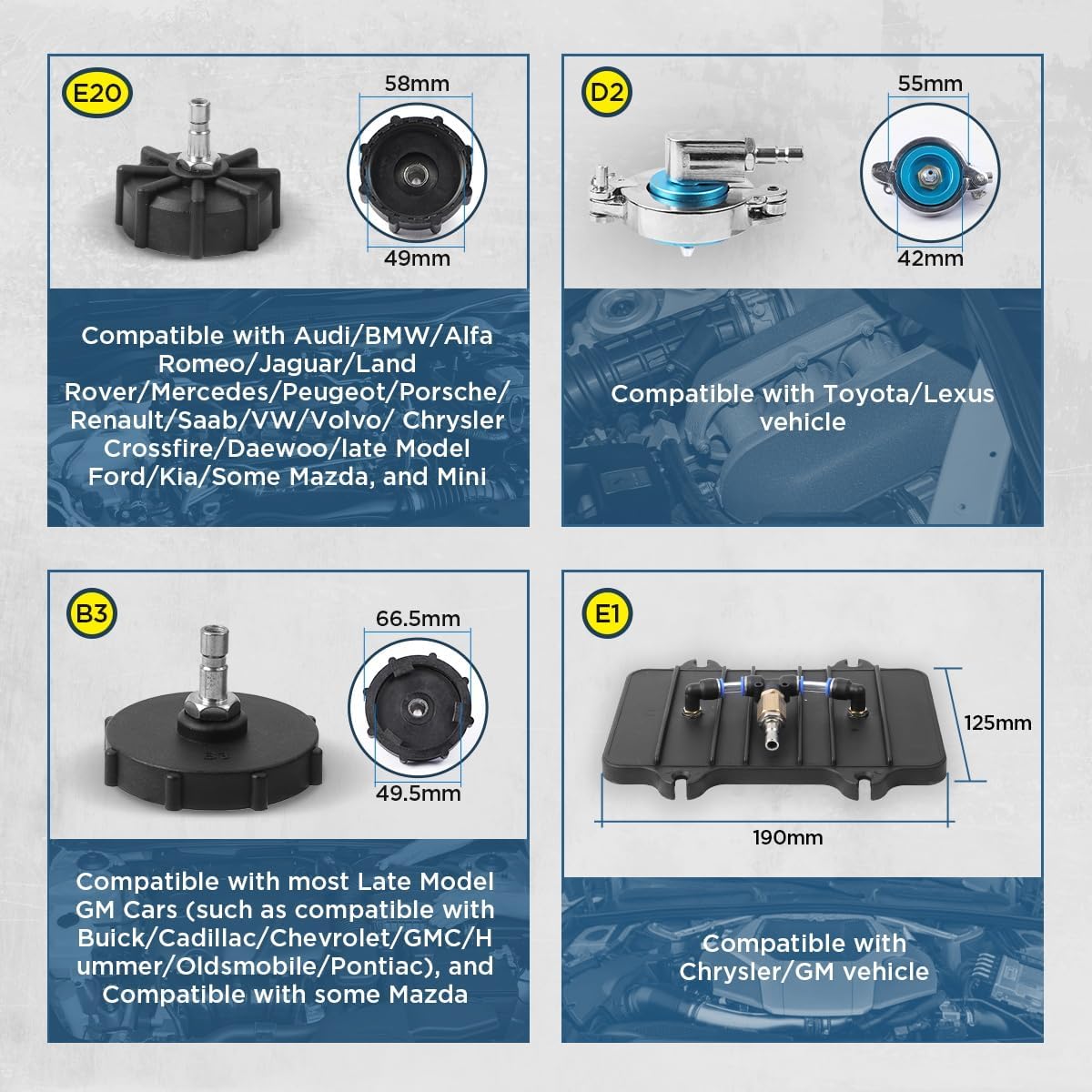 Brake Master Cylinder Bleeder Kit 12Pcs Brake Bleeder Adapter with Japanese Quick Connector Master Cylinder Adapter Set Brake Pressure Bleeder Adapter Kit Fit for Toyota/Ford Master Cylinder Adapter