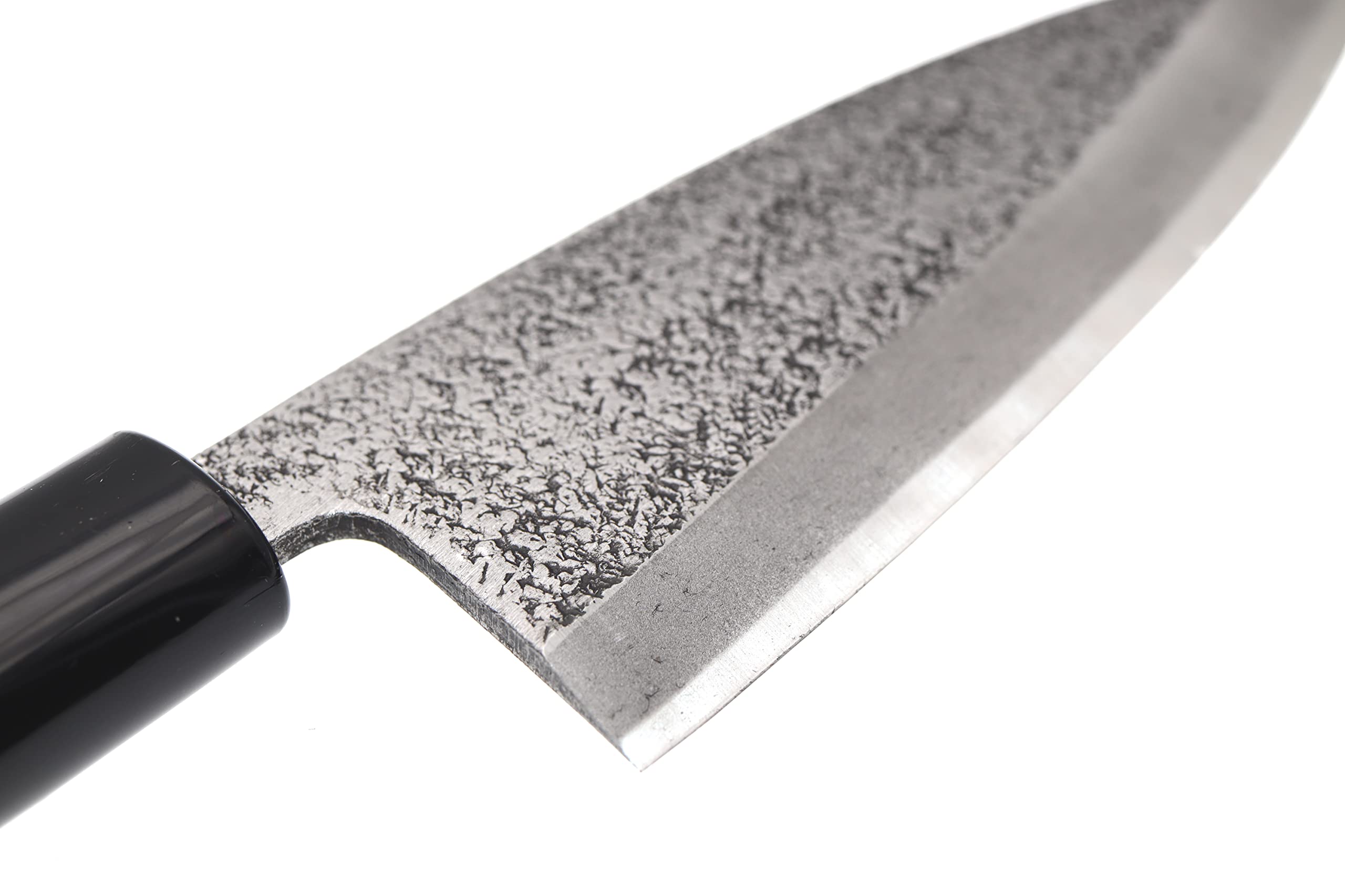 Coltello Deba giapponese artigianale Kozabe lama martellata 12 cm – forgiato a mano