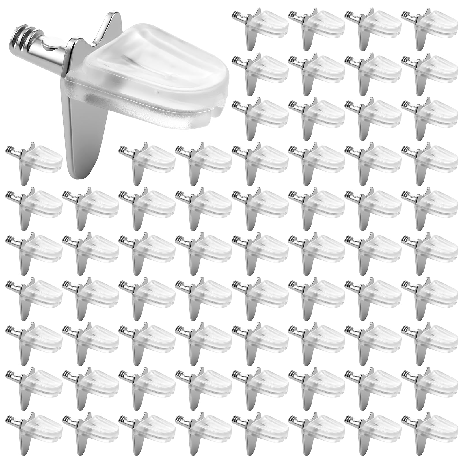 100 Pcs 1/8 Inch (3mm) Shelf Pegs Pins Cabinet Shelf Support Pegs