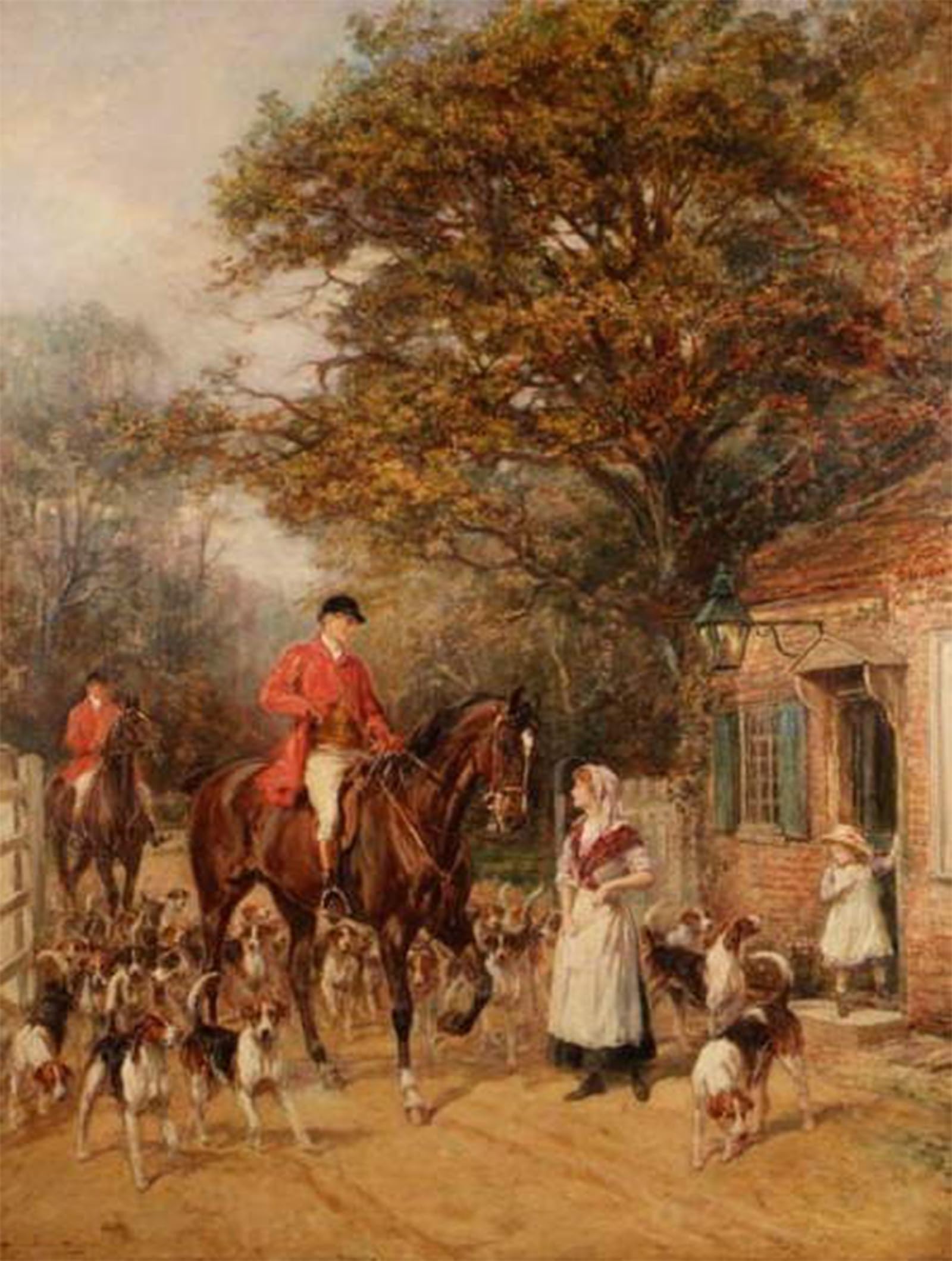 ARTXLXXBN Famous Prints Artwork Pictures Poster Painting Art the Tollgate by Heywood Hardy Artwork Landscape Pictures for Home Decor 60x90cm