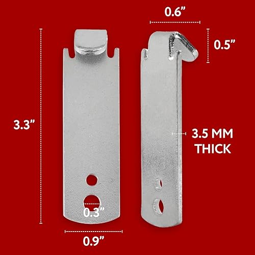 Miniatura 5 de Impresa Herramienta dobladora de clip en T  Clips de valla de poste en T de instalación rápida  Bridas de alambre de metal resistentes  Sujetadores