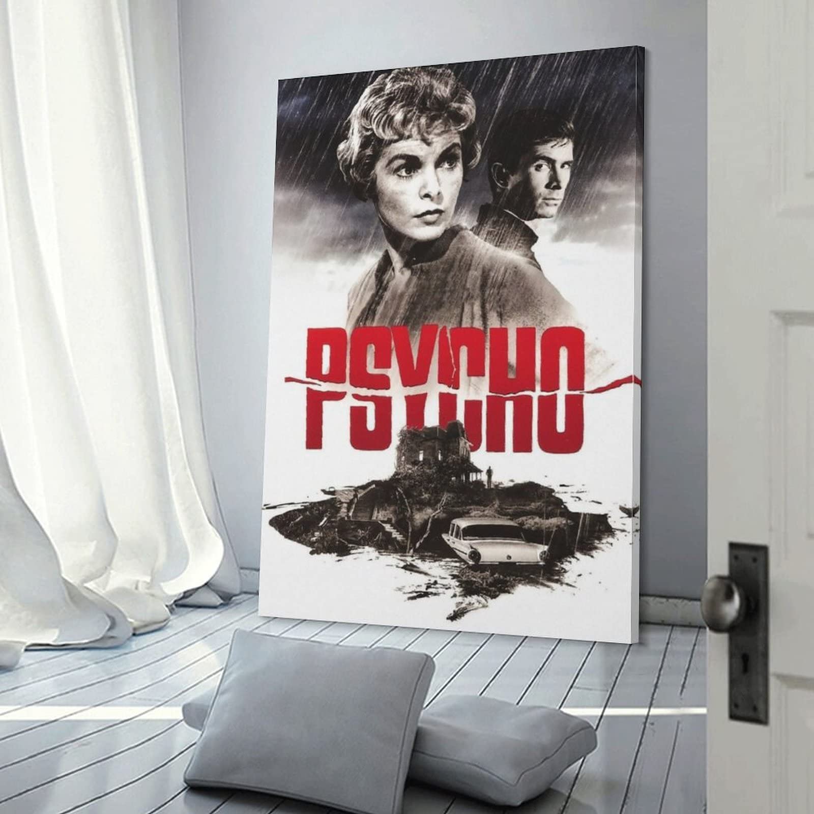 Psycho 1960 Movie ポスター (7) Gifts Canvas Painting Poster Wall