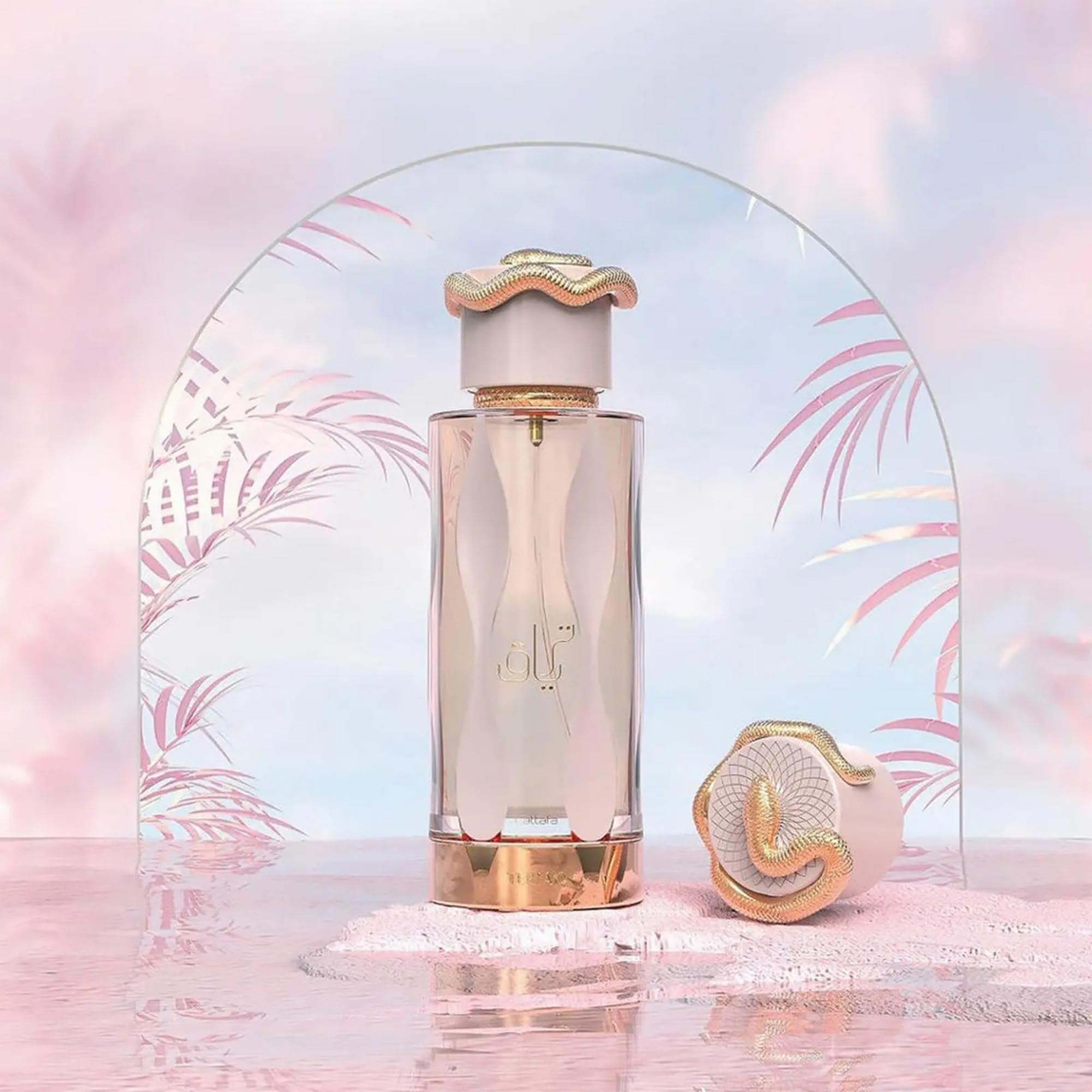 Lattafa Teriaq - Set regalo – Eau de Parfum da 100 ml, spray da viaggio da 12 ml e spray per capelli da 50 ml | Set di profumi arabi a lunga durata per uomini e donne